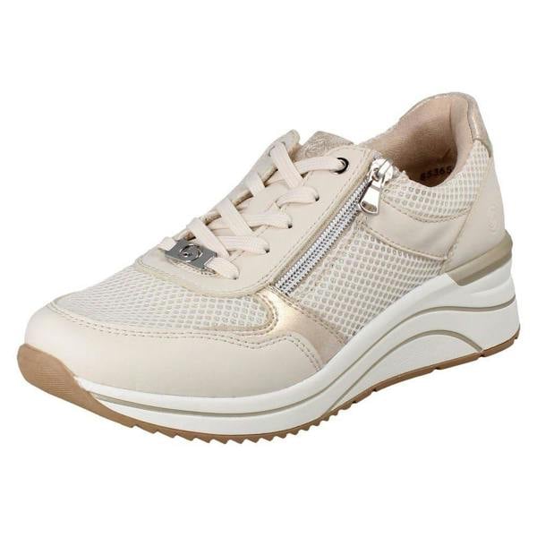Remonte Ladies Remonte Vegan Lace Up and Zip Trainers D0T19