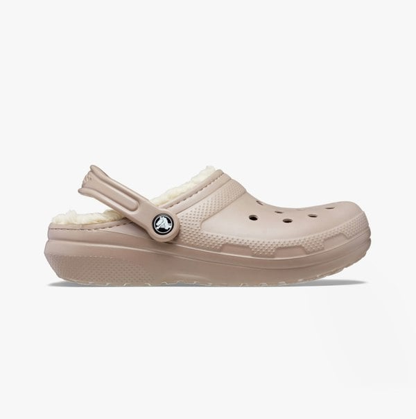 Crocs 203591-2YB CLASSIC LINED Unisex Clogs Mushroom/Bone