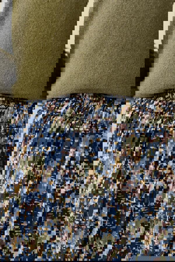 Lily & Me Alice Geometric Print Maxi Skirt Navy