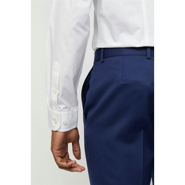 Alexandre Silver Alexandre Tailored Fit Luxury White Poplin Shirt