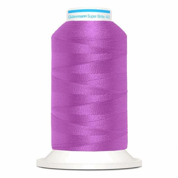 Gutermann Super Brite Polyester 40 Embroidery Thread 1000m Polyester Thread Suitable For Embroidery