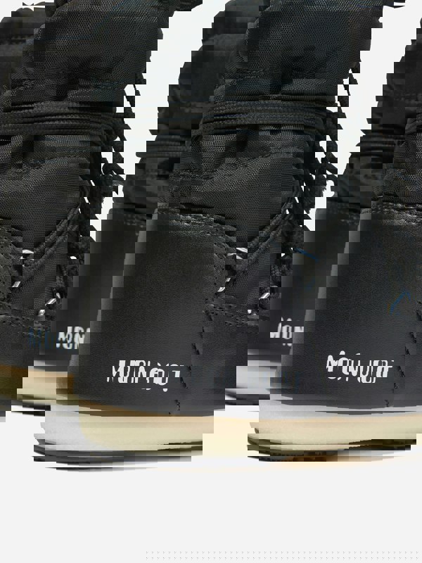 Moon Boot Kids Light Low Nylon Snow Boots in Black