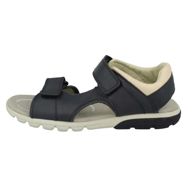Clarks Boys Clarks Casual Strapped Sandals Rocco Wave