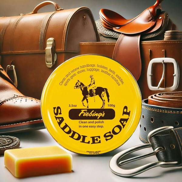 Fiebing's Saddle Soap Cleaner - Traditional Leather Care 12oz