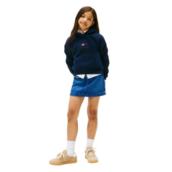 Tommy Hilfiger Childrens/Kids Diamante Regular Long-Sleeved Hoodie - Navy - 