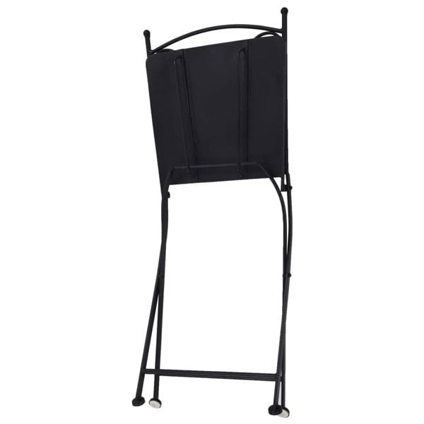 Berkfield Mosaic Bistro Chairs 2 pcs Grey