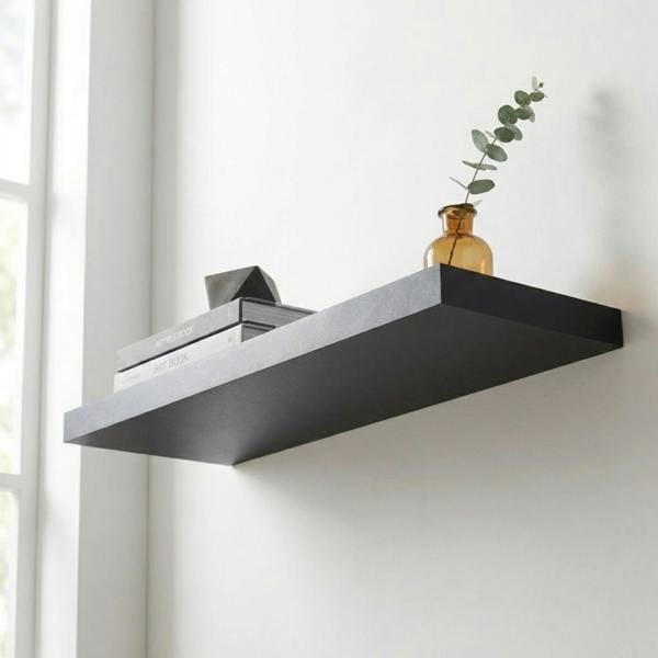 Garden Greatness Urban Black Floating Shelf