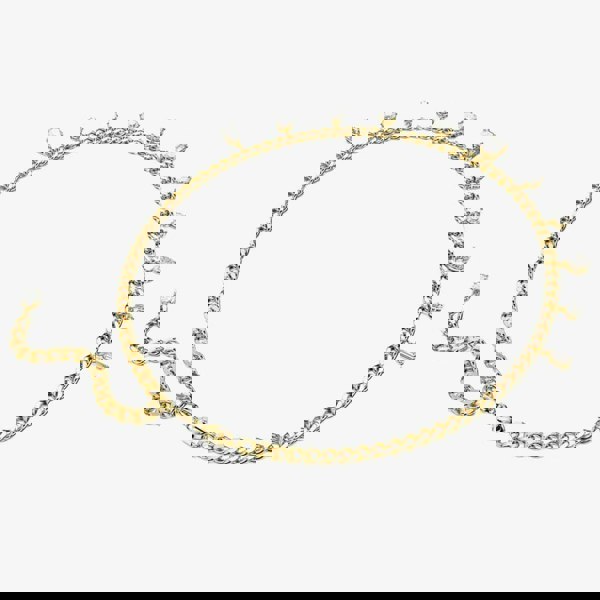 Swarovski Dextera White Mixed Cuts Gold Tone Plated Necklace 5663338