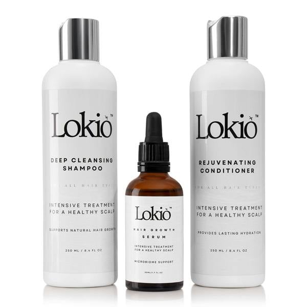 Lokió Natural Hair Growth Complete Care Bundle