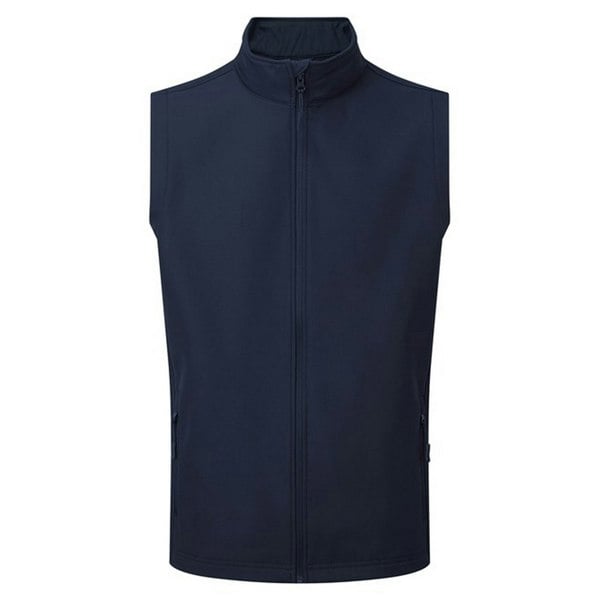 Premier Mens Windchecker Recycled Printable Gilet - Navy