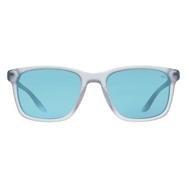 Quiksilver Sunglasses QS4001 MBLU Matte Ice Blue Crystal Blue Mirrored