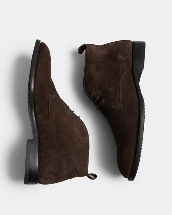 Oliver Sweeney Farleton Suede Mens Chukka Boot - Chocolate