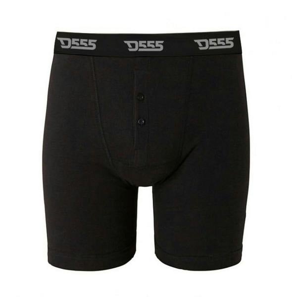 Duke Mens D555 Driver 2 Boxer Shorts (Pack Of 3) - Black - 