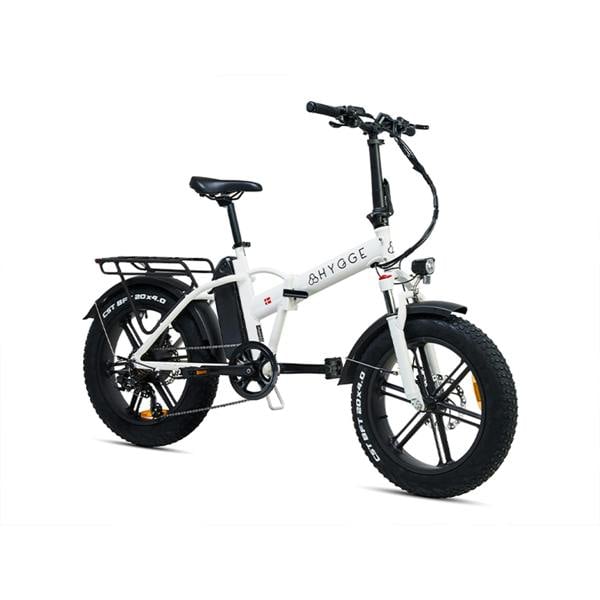 Hygge Bikes Vester 2026 - Folding Fat Tyre E-Bike 48V 14Ah - Heron White