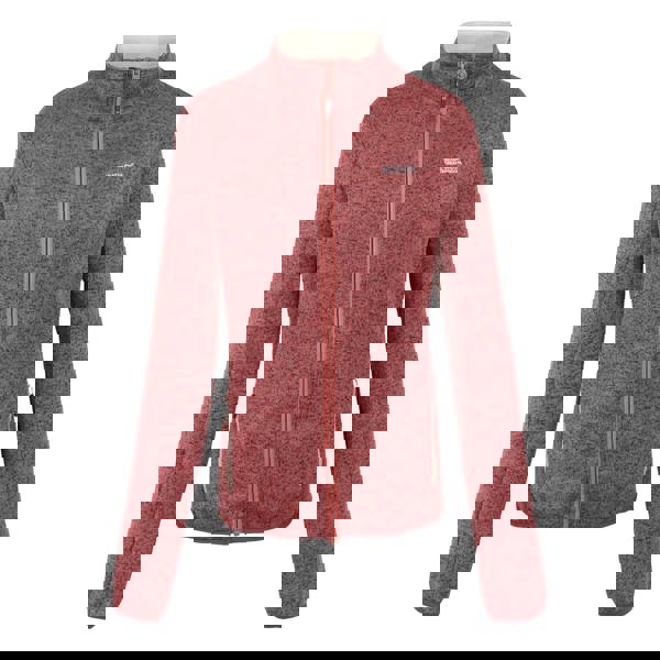 Regatta Womens/Ladies Newhill II Full Zip Fleece Jacket - Peach Bloom/Light Vanilla - 