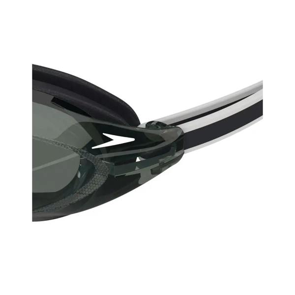 Speedo Vanquisher 3.0 black silver goggles with curved lens technology