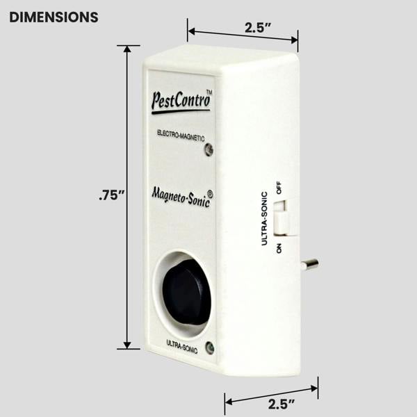 Lentek Ultrasonic Pest Repeller Electronic Rodent & Insect Control Plug-in Device for Home