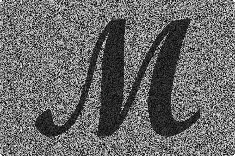 Nicoman Personalised Monogrammed Initial Letter Doormat 60 x 40cm