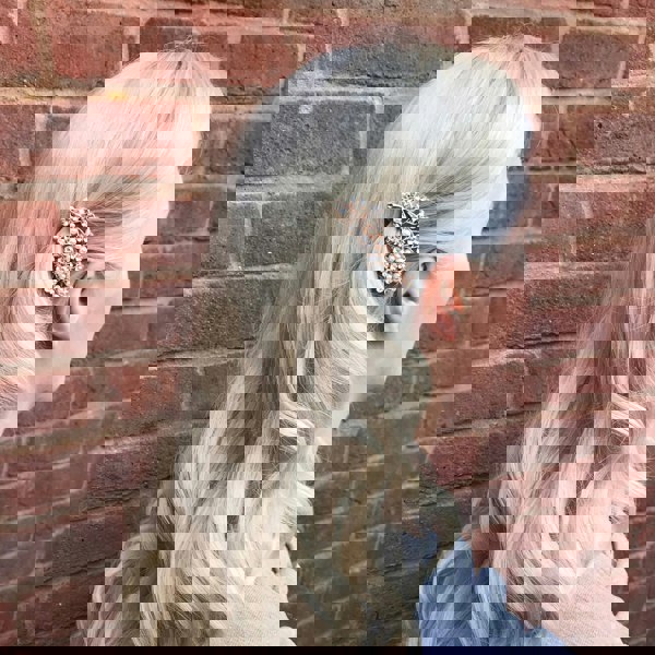 rose gold pearl hair clip updo, Rose Gold Pearl Hair Clip, Pearl Hair Clip, Rose Gold Diamante Hair Clip, Rose Gold Hair Clip, Bridesmaid Pearl Hair Clip, Rose Gold Bridal Hair Clip, Wedding Hair Clip Pearl, Diamante Hair Clip