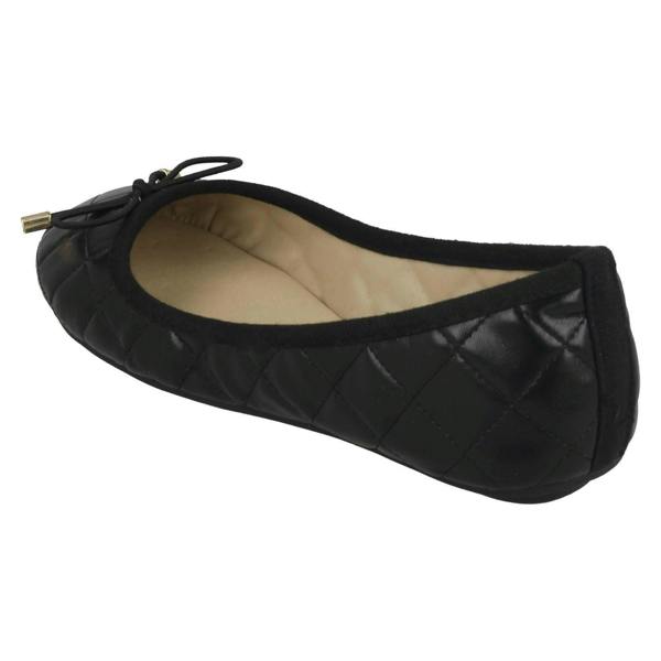 Spot On Girls Spot On Flat Quilted Ballerinas