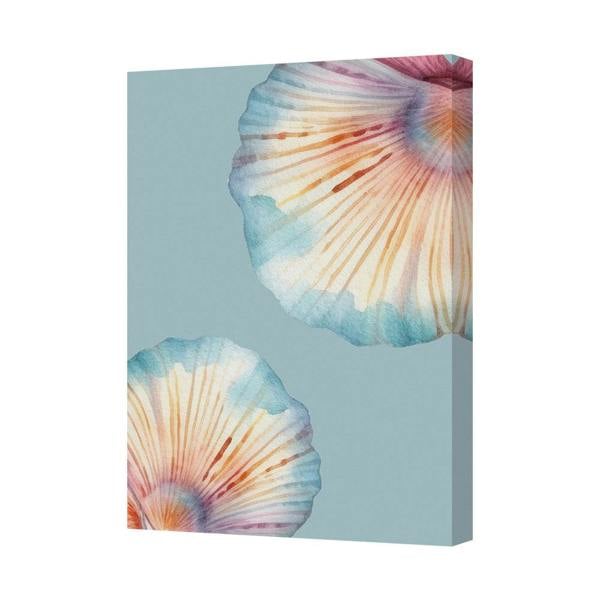 Benjamin Tate Design Watercolor Coral Sea Fan Canvas Wall Art Print 8717
