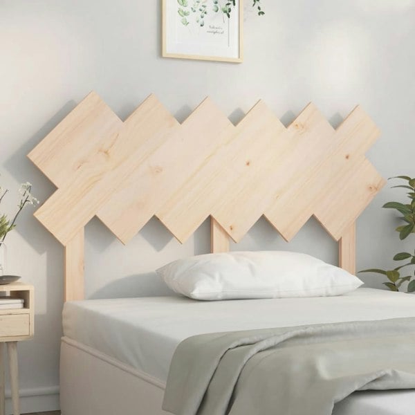 Berkfield Bed Headboard 132x3x81 cm Solid Wood Pine