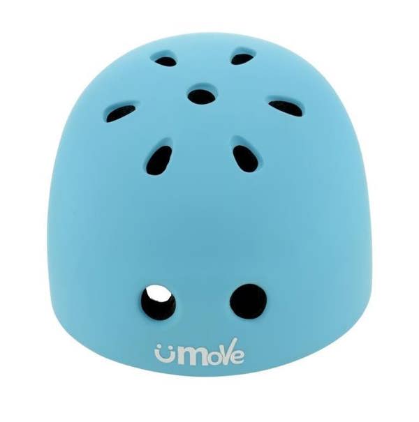 MV Sports U-Move Neon Ramp Kids Bike Safety Helmet 48-52cm Blue
