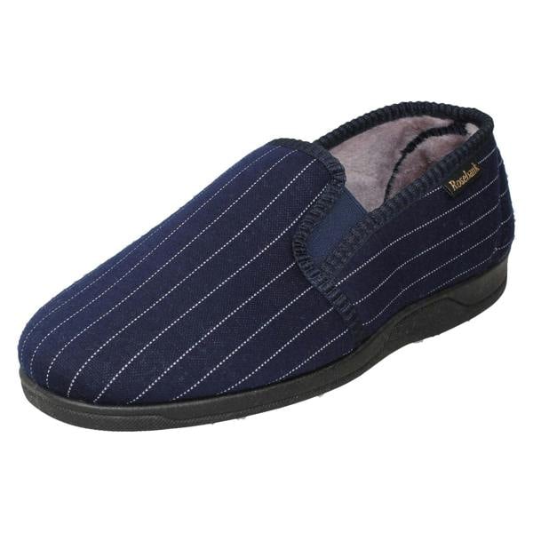 Rosebank Mens Rosebank Slip On Twin Gusset Full Slippers Paul