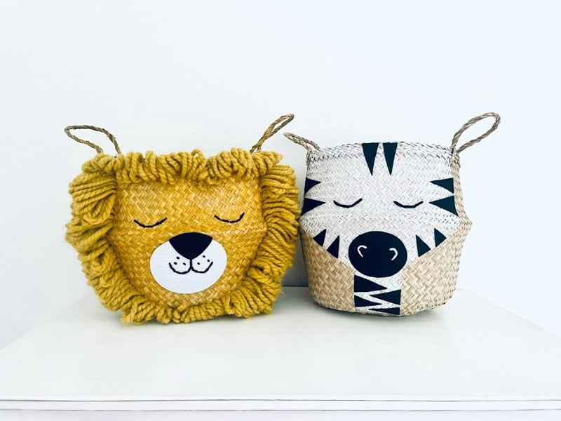 Bellybambino Zebra Basket - Large