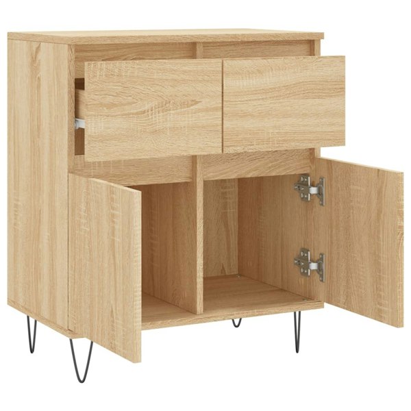 Berkfield Sideboard Sonoma Oak 60x35x70 cm Engineered Wood