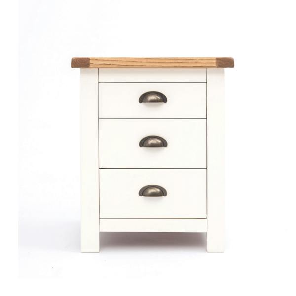 Lovere 3 Drawer Bedside Table