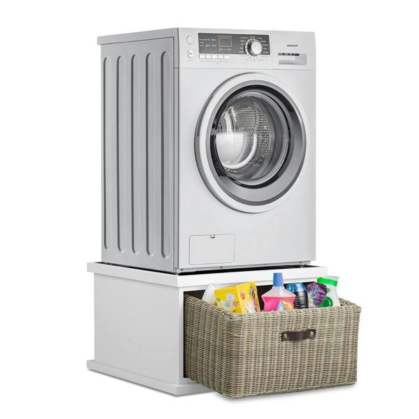 Statement Furniture Tetbury Washing Machine Pedestal, Dryer Stand with Storage Basket