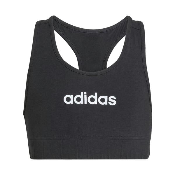 Adidas Girls Linear Sports Bra - Black/White - 