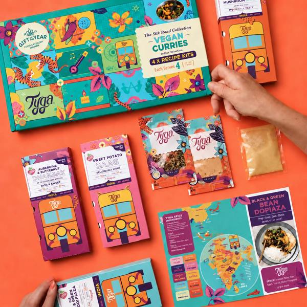Tyga Foods Vegan Curries Recipe Kit Gift Set