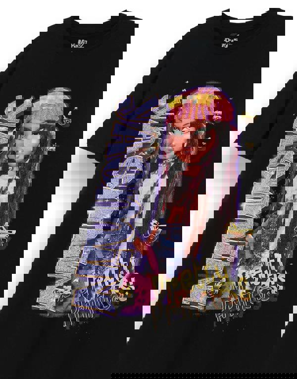 Bratz Womens Black Yasmin Short Sleeved T-Shirt