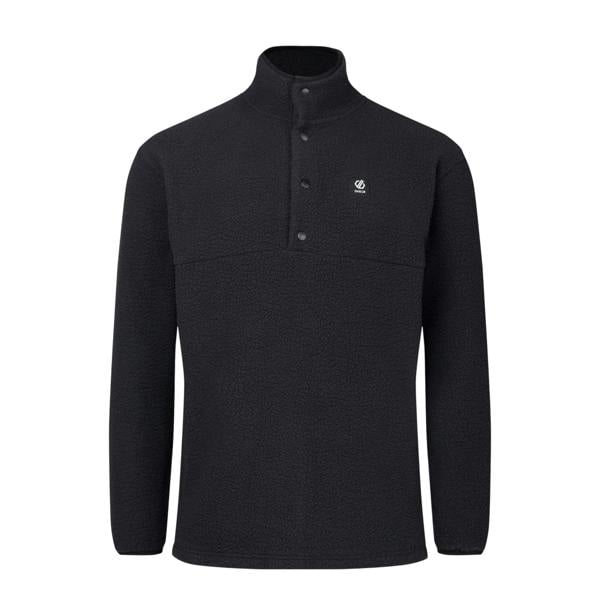 Dare 2B Mens Twin Tip Snap Fleece Top - Black - 