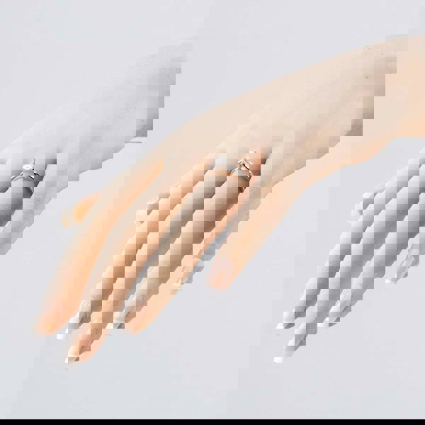 1888 Collection 9ct White Gold 0.33ct Emerald Cut Diamond Solitaire Ring EPP01-9W-0.33-H-SI2