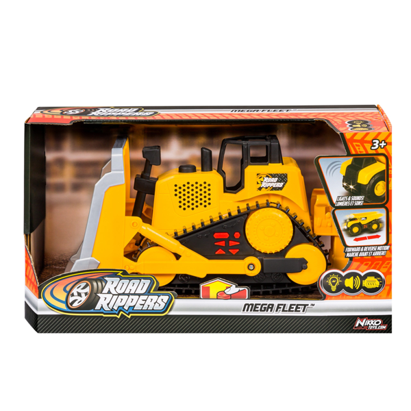 Nikko Road Rippers Mega Fleet Light & Sound 12" - 30 cm Bulldozer