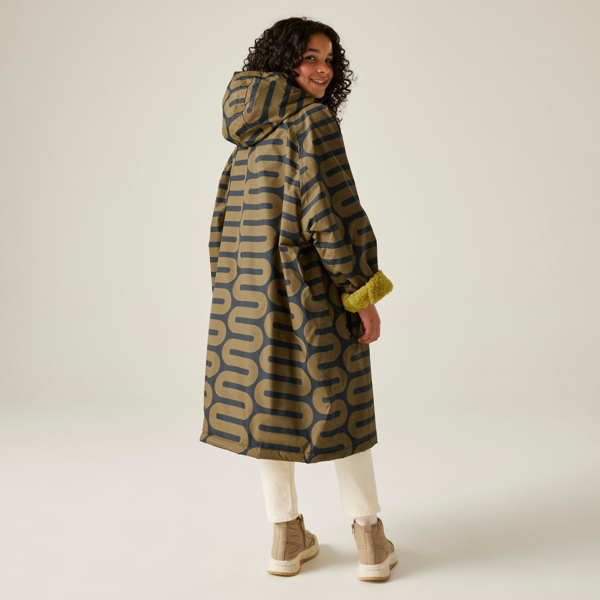 Regatta Kids Orla Kiely Spotted Changing Robe - Olive
