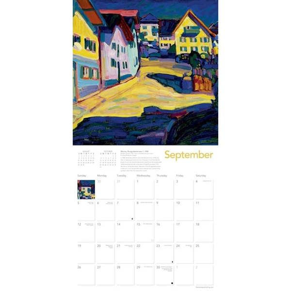 Kandinsky Calendar 2027, Wall Calendars, Month To View, Art, Gift