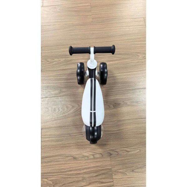 Balance Bike for Kids 1-2 Years, Toddler Bike with Adjustable Seat and Lighting Rear Wheels for Boys and Girls, Black