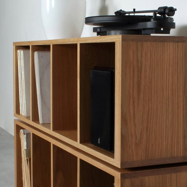 The Urban Editions Corston Vinyl Storage Cube Shelving