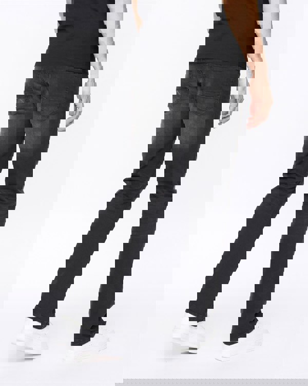 Crosshatch Winsbury Bootcut Jeans Black Wash