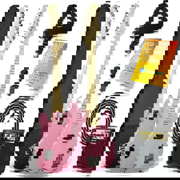 3rd Avenue Junior Electric Guitar Pack Electric Guitars#Colour_Pink