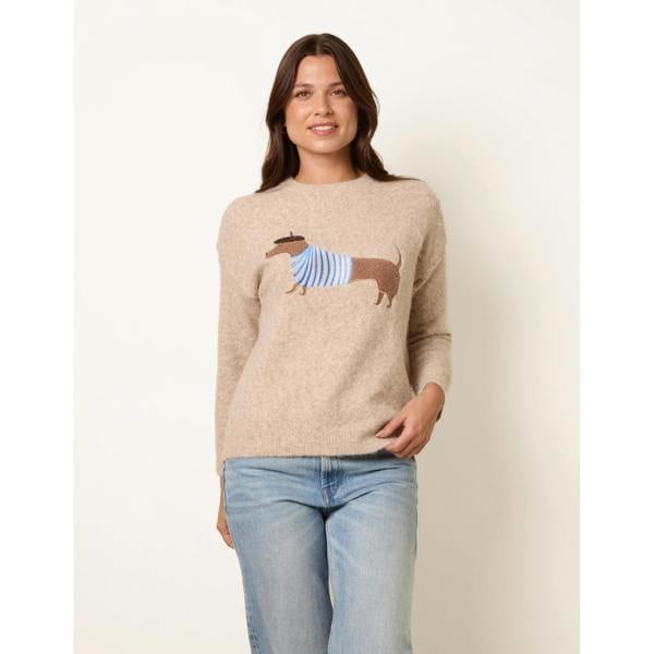 Blue Vanilla Dog Knit Jumper