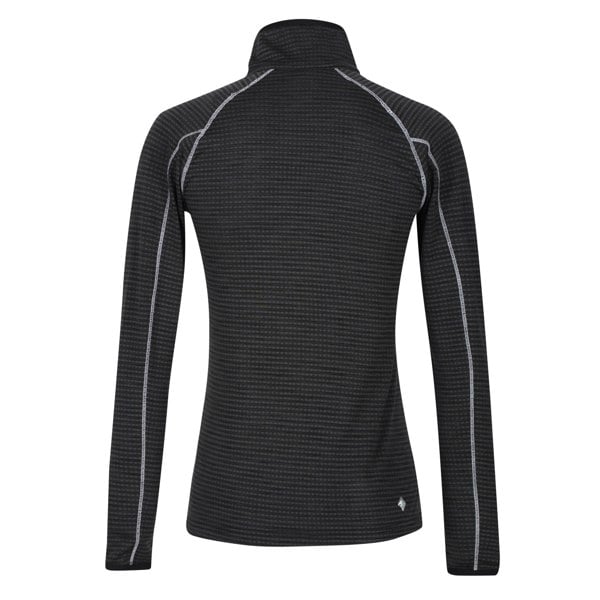 Regatta Yonder Half Zip Women's Quick Drying Running Fleece Top - Black