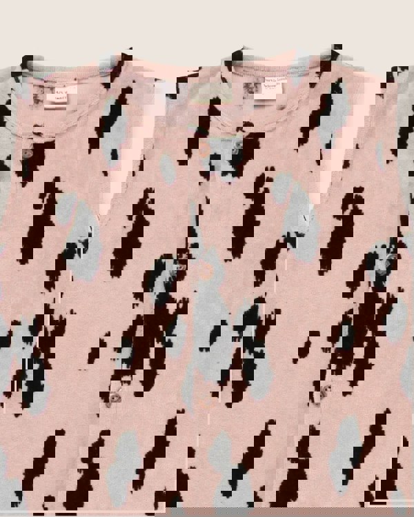 organic velour Pink Pony Print Velour Jumpsuit - image 4