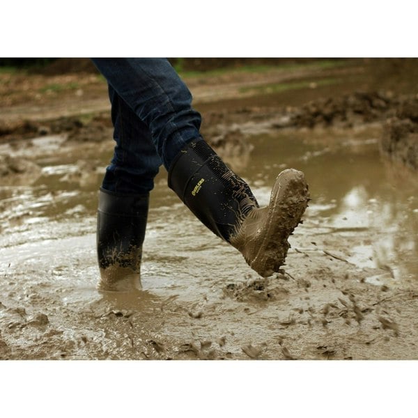 Amblers Safety FS100 Construction Men's Safety Wellingtons in Black
