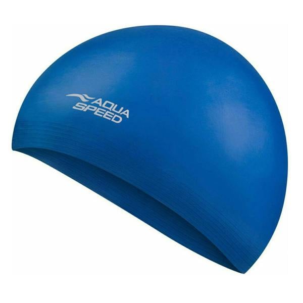 Aqua Speed Unisex Adult Soft Latex Swimming Cap | Comfortable Elastic Flexible Cap