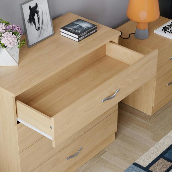 Vida Designs Riano 4 Drawer Chest, Black